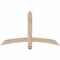Ekena Millwork Bellingham Smooth Timber Gable Bracket, Douglas Fir, 48"W x 28"H x 1 1/2"D x 3 1/2"F, 14/12 Pitch GBW048X28X0204BEL00SDF - alternate 1